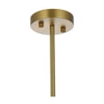 thumbnail image 5 of Living District Opus 30.5" Pendant Clear Shade In Satin Gold, 5 of 9