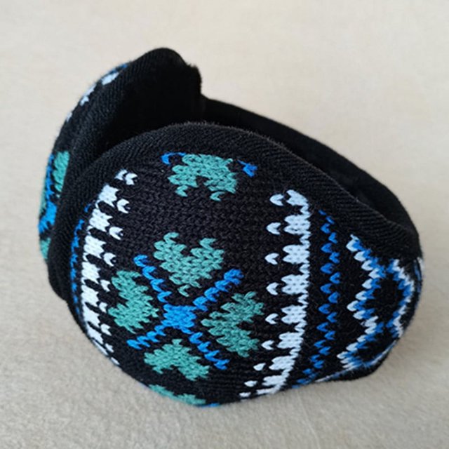 Orejeras de invierno Orejeras cálidas para hombres Orejeras para mujeres Orejeras de lana Orejeras de felpa plegables para llevar en la parte posterior
