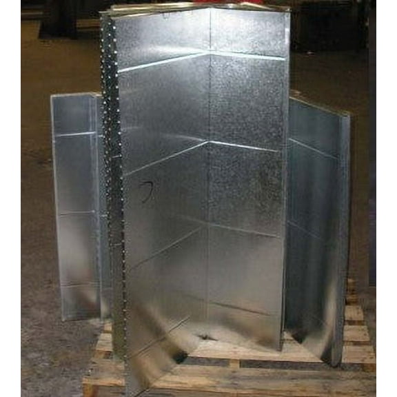 Mcdaniel Metals 195X2375X36R8 - Insulated Galvanized Sheet Metal Plenum (195X2375X36R8)