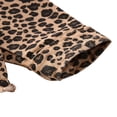 thumbnail image 4 of Toddler Kid Baby Girl Coat Leopard Long Sleeve Button Down Denim Jacket Jean Jacket Fall Spring Outwear, 4 of 9