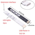 thumbnail image 4 of Advancent RGB Strip Light APP Control remoto Colorido compatible con Bluetooth Infrarrojo Inteligente Regulable Telón de fondo LED String Controlador Iluminación novedosa Tablero de luz negra Advancent HA009323-01, 4 of 6