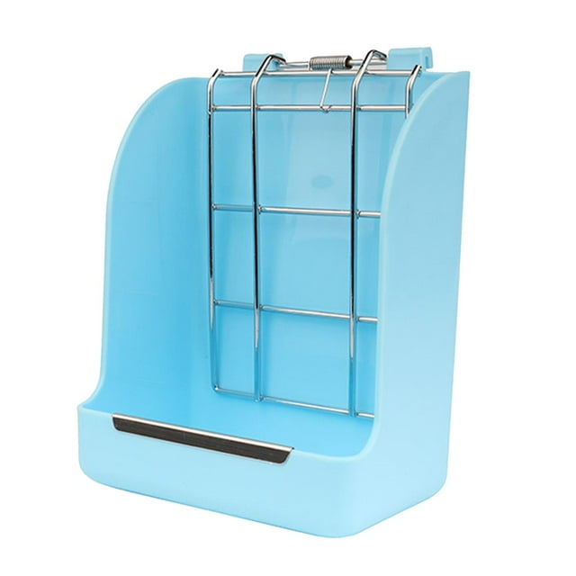 Estante dispensador de comida Zulema para conejos Azul 18x14x9cm plástico