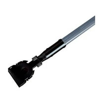 Rubbermaid Commercial FGM146000000 Snap-On Fiberglass 60 in. Dust Mop Handle - Gray/Black