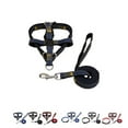thumbnail image 3 of Maoww Dog Leash Harness Adjustable Leash Set Denim Dog Leash Collar for Small Medium Large Dog Daily Training Walking Running, 3 of 4