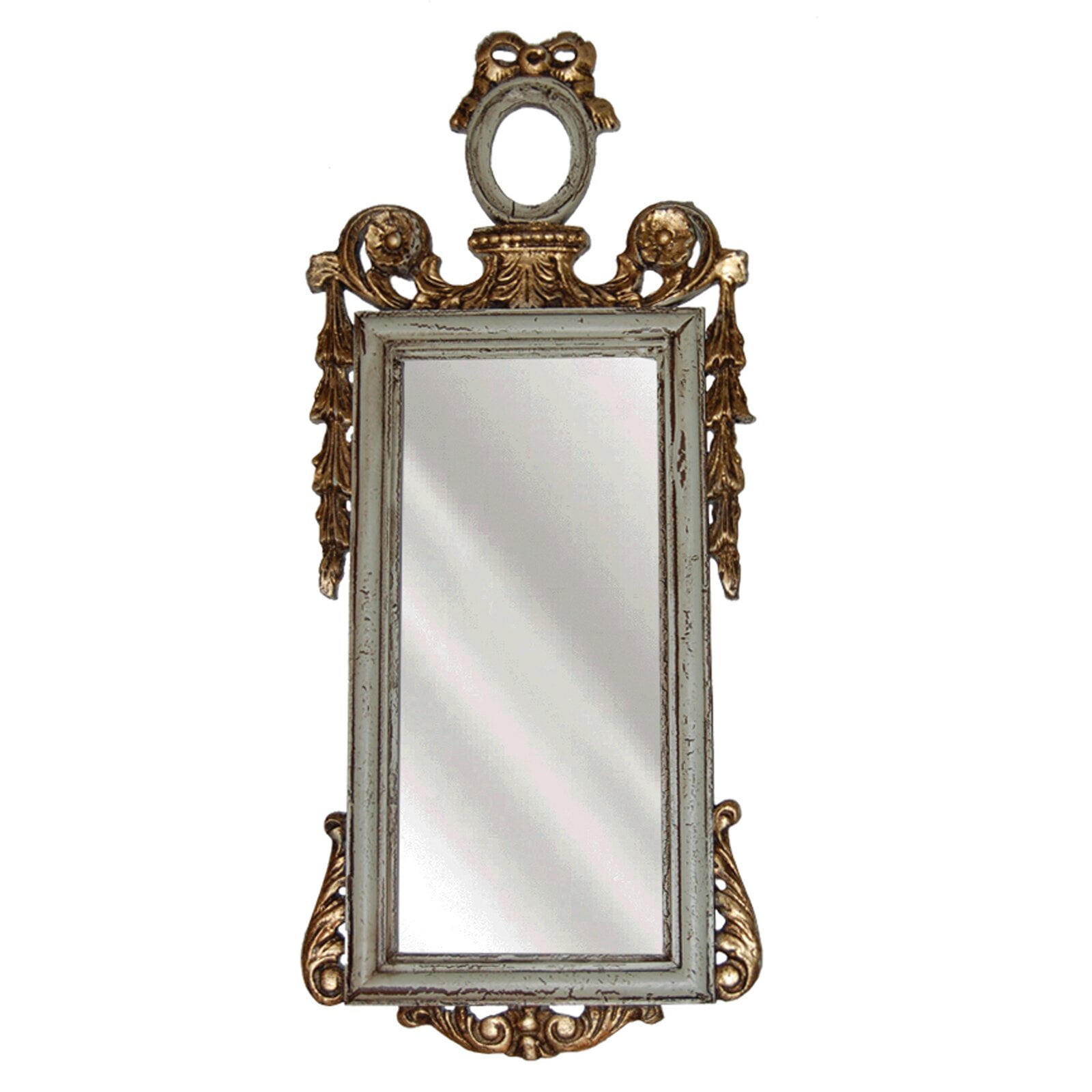 Haldeman Ornate French Accent Mirror, Installation Required Yes, Shape