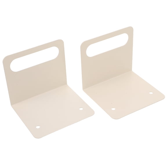 LOLIPPYY 2Pcs Mattress Stabilizer White Metal Slide Stopper Bars for Home Bed Frames