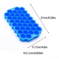 thumbnail image 4 of Silicone Honeycomb Ice Cube Home Ice Cube Model 37 Diy Ice Box Frozen Jelly Box, 4 of 4