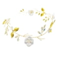 thumbnail image 4 of Accesorios de Pelo Boda Nupcial Diadema Imitación Perla Flores de Cabello de Tira Corona para Ornamento de Cabeza Mujeres Soledad Diadema nupcial con diamantes de imitación, 4 of 9