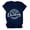 Blue, variant on Warning The Girls Are Drinking Again Graphic Tees for Women Short Sleeve Crewneck Day Drinking Shirt
