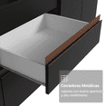 thumbnail image 4 of Alacena Madesa Reims 120 cm 2 Puertas Negro, 4 of 7