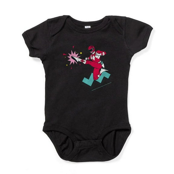 CafePress - Power Rangers Red Ranger Kicking - Cute Infant Bodysuit Baby Romper - Size Newborn - 24 Months