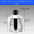 thumbnail image 4 of Kit Extractor Rotula  Bloosom Herramienta Suspension Reparacion Auto Naranja, 4 of 4