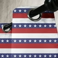 thumbnail image 3 of Ambesonne 4th of July Grommet Curtain, American Flag Motif, 50" x 72", Violet Blue Ruby White, 3 of 6
