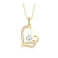 thumbnail image 2 of Rosec Jewels - Lab Diamond Heart Pendant with Chain - Ready to Gift for Valentines Day, 14K Yellow Gold, 2 of 6