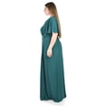 thumbnail image 2 of Vestido largo con abertura Roman Fashion / Tallas Extras, 2010 (Verde botella) verde oscuro 42, 2 of 6