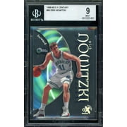 Dirk Nowizki Rookie Card 1998-99 E-X Century #68 BGS 9