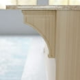 thumbnail image 5 of Ekena Millwork 2 1/2"W x 8"D x 12"H Extra Large Gomez Wood Bracket, Rubberwood (2-Pack), 5 of 5