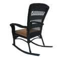thumbnail image 3 of Northlight 42" Dark Brown Resin Wicker Rocker Chair with Cushion, 3 of 3