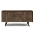 thumbnail image 3 of Simpli Home Lowry 60" Solid Wood Sideboard in Rustic Natural Aged Brown, 3 of 8