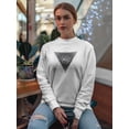 thumbnail image 2 of Lotus Flower Sacred Geometry.  Sweatshirt Women -Image by Shutterstock, Female Medium, 2 of 4