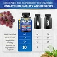 thumbnail image 4 of Parrox NAD+ Supplement with Vitamin B3 & B12, Magnesium, Resveratrol, Niacinamide, Turmeric, Ashwagandha, Lion’s Mane, Black Pepper Extract, Liposomal NAD, 10-in-1 Extra Strength (3 Pack), 4 of 8
