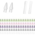 thumbnail image 1 of fafa-100pcs Silicone Nib Sleeves2pcs Replacement Tips and 2pcs Silicone Pencil Case Compatible with Apple Pencil1/2/Pro/USB-C Suitable for iPencil Nib for iPad Pencil, 1 of 4