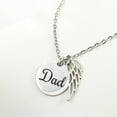 thumbnail image 3 of Collier Souvenir Perte d'Un Papa Cadeaux de Sympathie Perte d'Un Parent, 3 of 7