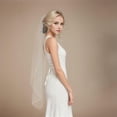 thumbnail image 4 of 1 Tier Pencil Edge Bridal Wedding Veil All Lengths 30/45/60/72/90/108, 4 of 6