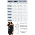 thumbnail image 4 of Samefar Womens Ribbed Scoop Neck Sleeveless Tank Dresses Basic Bodycon Mini Dress, 4 of 4