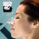 thumbnail image 1 of Pinza nasal para natación - Diseño cómodo y antideslizante con estuche portátil - Accesorio para entrenamiento de natación, color negro, blanco y rosa, 1 of 6