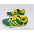 thumbnail image 2 of Ad-id-as Skateboarding Gazelle Men's Size 8.5 Green Yellow Suede Art No 412986, 2 of 6