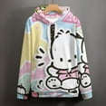 thumbnail image 4 of Pochacco Hoodie 3D Print Pullover Hooded Long Sleeve Sweatshirts Tops Blouse with Pocket for Mens Womens, 4 of 8