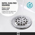 thumbnail image 5 of Fine Fixtures Bathtub Shower Drain - 20 Gauge Brass Tubing, Trip Lever Overflow Assembly Tub Drain Kit - Polished Chrome, 5 of 10