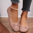 thumbnail image 6 of Rexoro Women Ballet Flats Bow Round Toe Snakeskin Dress Shoes Comfort Casual Office Shoes, 6 of 7