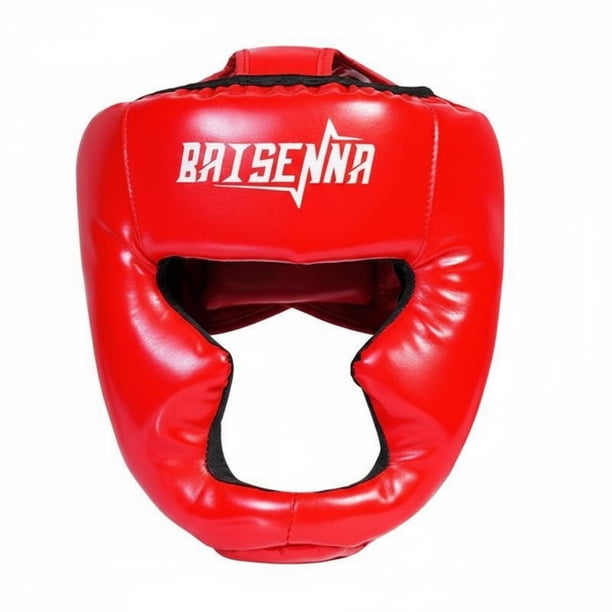 predolo Casco de Entrenamiento de Boxeo Diseño Engrosado Protector de Cabeza para Muay Thai Cómodo y Transpirable Casco Acolchado para Taekwondo para Combate