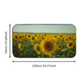 thumbnail image 5 of ONETECH Sunflower Field Doormat Entrance Mat Outside Entry Yard Floor Patio 19.68*39.37 in, 5 of 6
