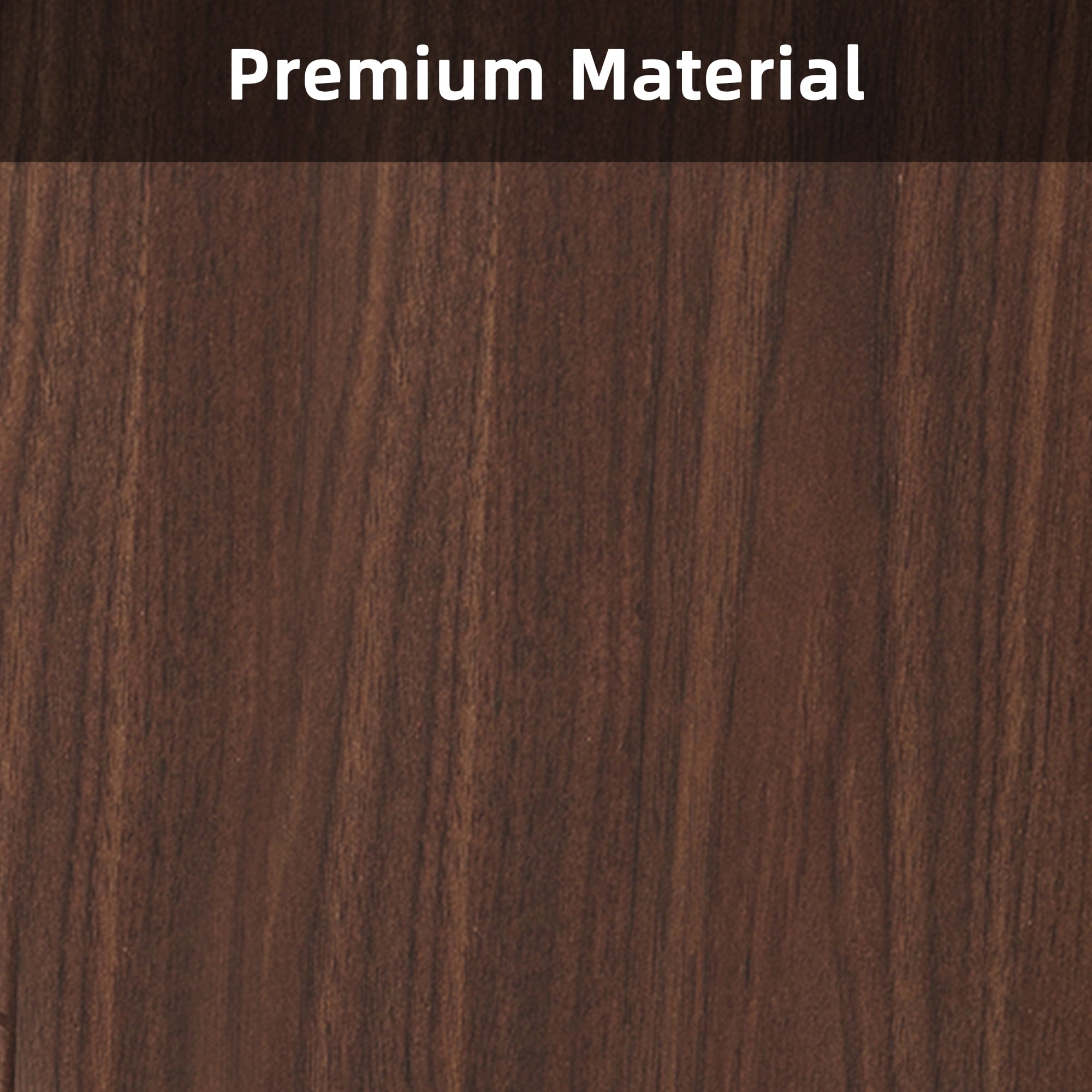 MAYEERTY 4-Drawer Sideboard Buffet Cabinet - Modern Console Cabinet for Living Room & Kitchen, Walnut