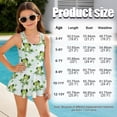 thumbnail image 5 of FOR U DESIGNS Girls One Piece Swimsuit with Skirt Quick Dry Tropical Kids Bathing Suit Swimwear Skirted Bathing Suit, Frog, 5 of 7