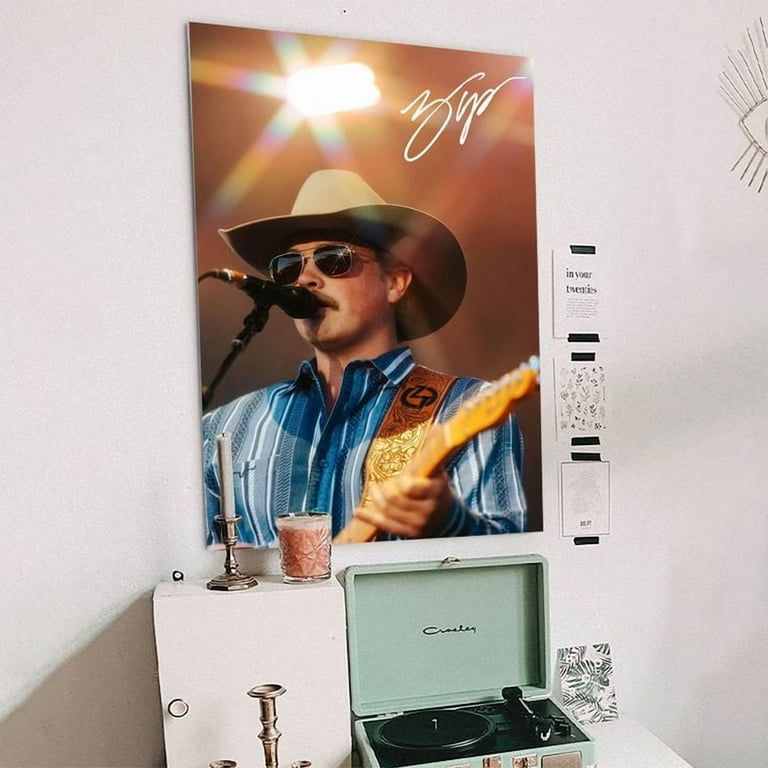 Music Poster- Zach Top Poster - Vintage Style - Size 24x36