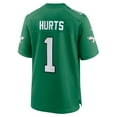 thumbnail image 3 of Men's Nike Jalen Hurts Kelly Green Philadelphia Eagles Super Bowl LIX 2nd Alternate Game Jersey, 3 of 3