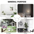 thumbnail image 3 of Adjustable Artwork Hanging Wire, Upgrade Mirror Frame Hanging Kit, GIXUSIL 6.6ft Heavy Duty Stainless Steel Wire Rope for Hanging LED Screen Paintings, Supports Up to 100lbs - 2Pcs, 3 of 7