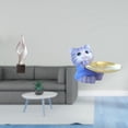 thumbnail image 2 of Estatua de arte abstracto,Estatua de arte abstracto Escultura de resina moderna,Colección creativa de figuras de resina y artesanías,Figura de oso,Bandeja para gatos Bandeja para dulces para, 2 of 8
