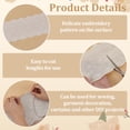 thumbnail image 4 of 7.5 Yards Cotton Embroidery Flower Lace Ribbons for Cloth DIY Making Decor White 6-1/4 inch(160mm), 4 of 6