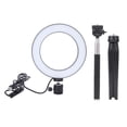 thumbnail image 2 of USB Fill Light, LED Ring Light Selfie Ring Light Desktop Tripod Ling Fill Light, 6 Inch   Vlogging For Live Stream, 2 of 8