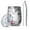 White-1, variant on Floral 12oz Stainless Steel Insulated Wine Tumbler with Lid and Straw – Double Wall Vacuum Mug for Hot & Cold Drinks, 304 Steel Interior, Sweat-Free Design,Thanksgiving,Christmas, Spring,Flower