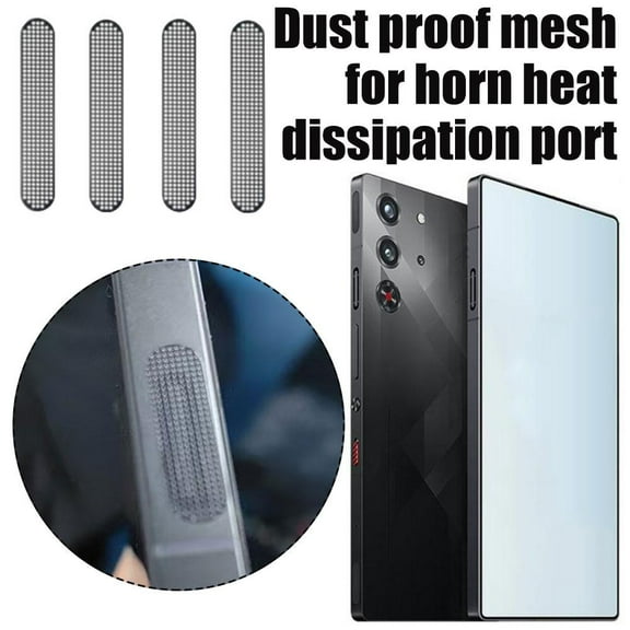 QHUDLV Nubia Red Magic 10 Pro Dustproof Net,Stickers for Phones to Protect Ports