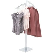 2 Way Garment Rack with Slant Arms
