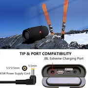 65W 19V AC DC Adapter Charger for JBL Xtreme Xtreme 2 Portable Bluetooth Waterproof Speaker Replacement Power Supply Cord