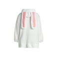 thumbnail image 3 of Girls Cute Bunny Ear Hoodie Fuzzy Fluffy Rabbit Sweater Sweatshirt Pullover Tops Long Sleeve Kawaii Jacket Coats, 3 of 10
