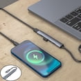 thumbnail image 3 of usb -c 5 en un USB 2,0 Soporte PD Carga Potente Transmisión de Datos, Funda Unibody de Aluminio para Enfriamiento, 3 of 7